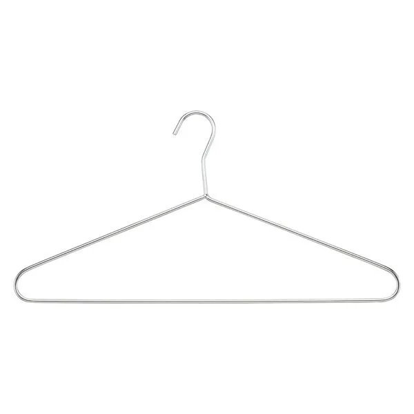 Chrome Metal Hangers Pack of 4