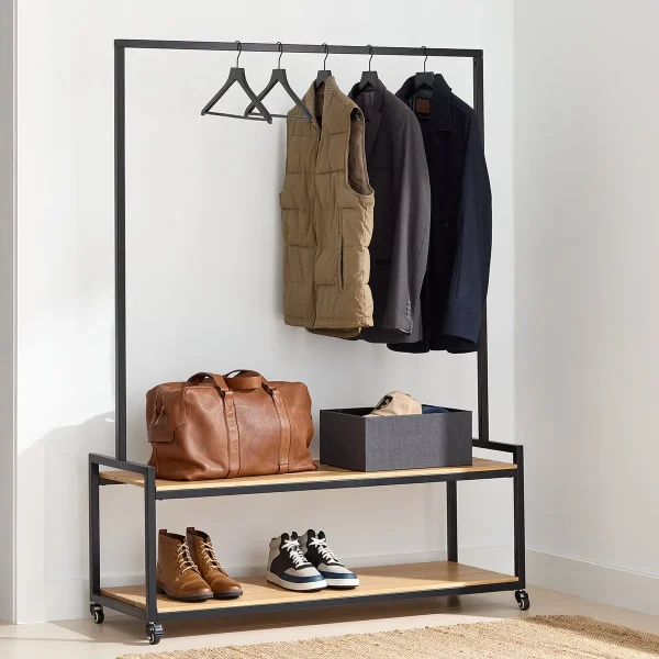 The Container Store Garment Rack with Wheels