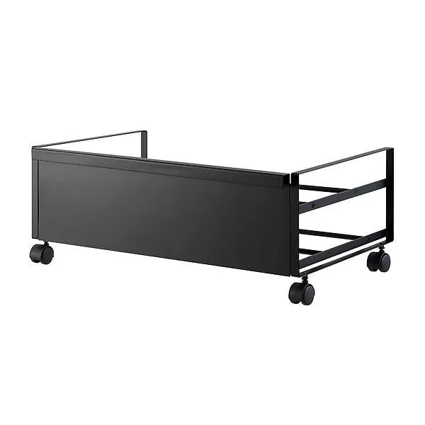 Yamazaki Frame Rolling Shoe Rack Black