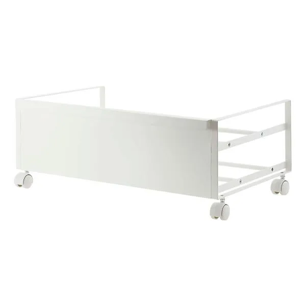 Yamazaki Frame Rolling Shoe Rack White