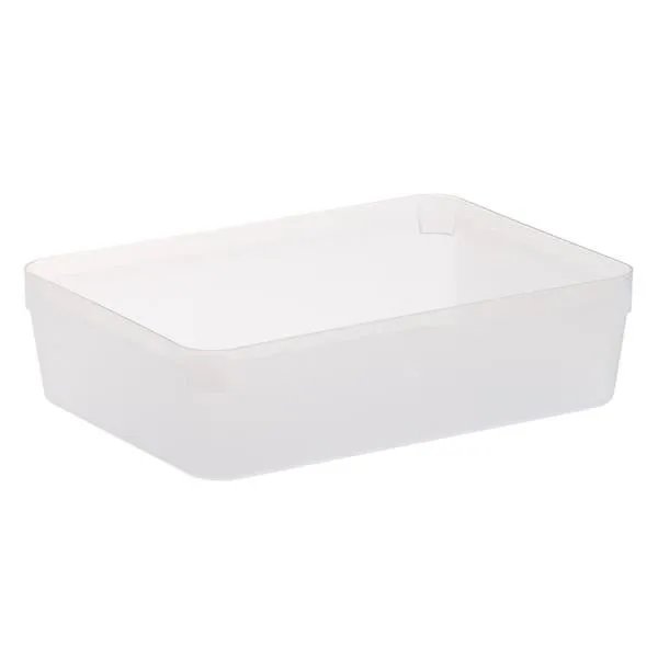 3-Tier Cart Medium Organizer Tray Translucent Clear