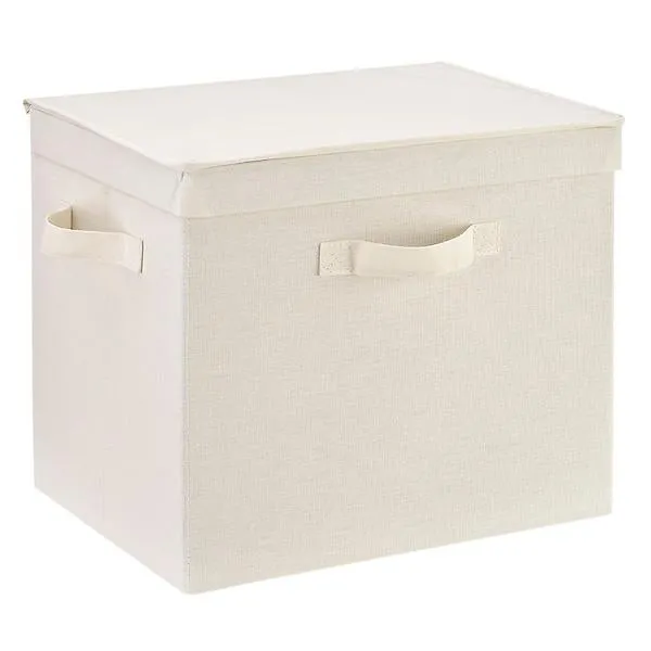 Canvas Storage Cube Natural