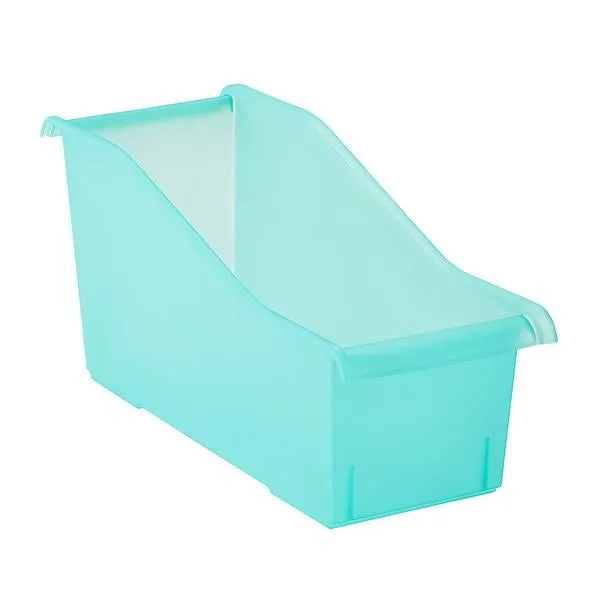 Connecting Book Bin Aqua Blue