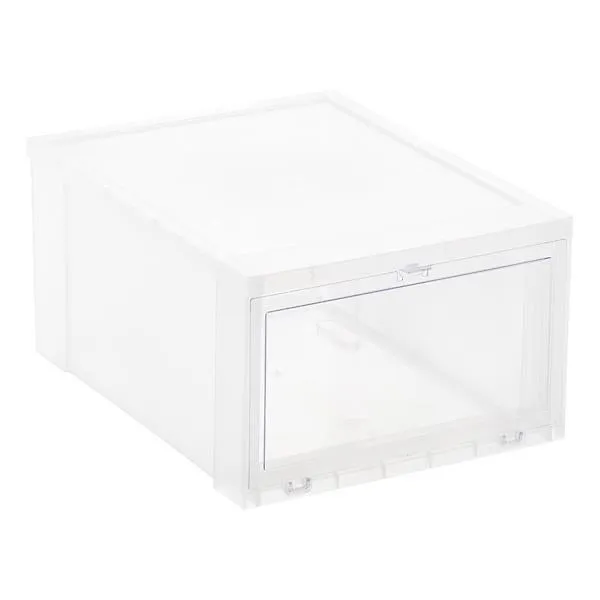 Large Drop-Front Shoe Box Translucent