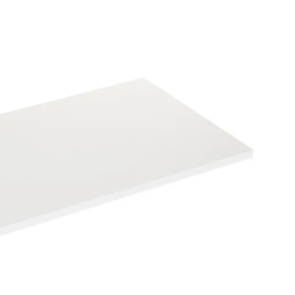 15-3/4" x 24-3/4" x 3/4" h Classic by Elfa Melamine End Shelf White