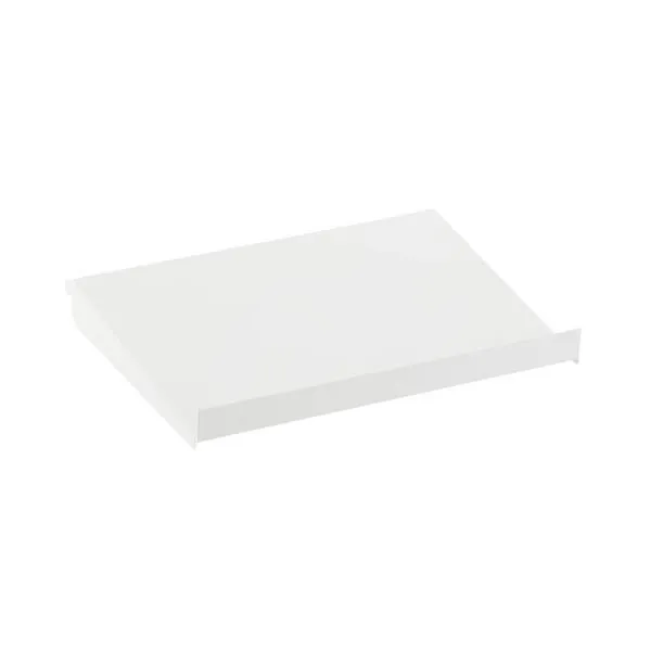 18" x 13-3/4" Elfa Angled Solid Metal Shelf White