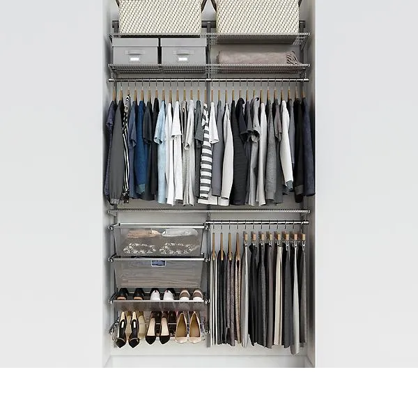 4' Reach-In Closet Platinum