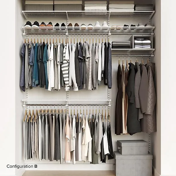 6' Closet Starter Kit White
