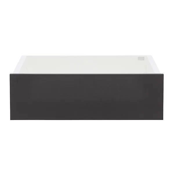 Décor+ by Elfa Deep Solid Drawer Box White & Grey