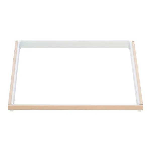Décor+ by Elfa Gliding Drawer Frame & Trim White & Nat Birch