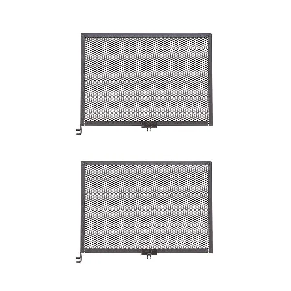 Decor+/Garage+ by Elfa 12" Wire Shelf Divider Matte Grey Pkg/2