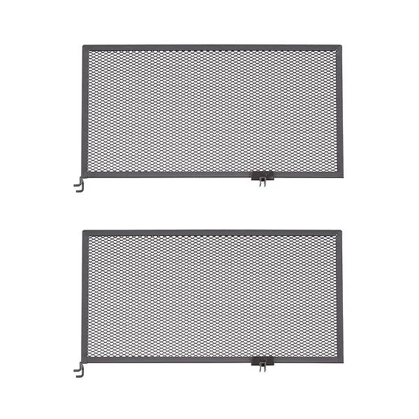 Decor+/Garage+ by Elfa 16" Wire Shelf Divider Matte Grey Pkg/2