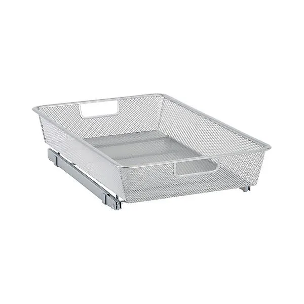 Elfa Narrow 1-Runner Mesh Easy Glider Platinum