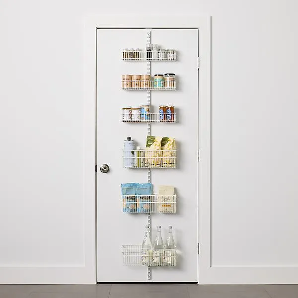 Elfa Utility Wire Pantry Over the Door Rack White