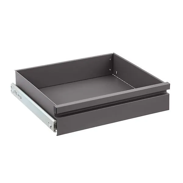 Garage+ by Elfa Lower Cabinet Shallow Drawer Matte Grey