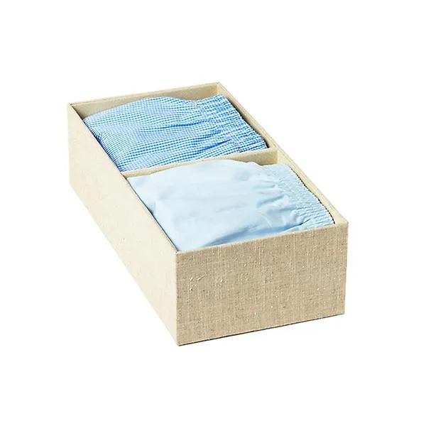 Cambridge 2-Section Drawer Organizer Linen