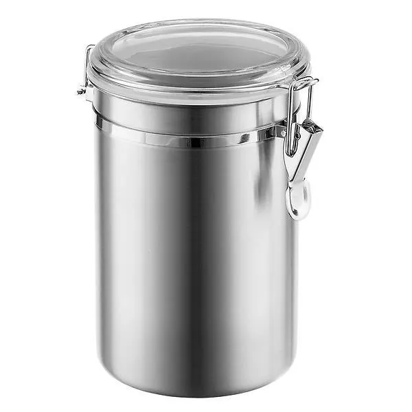 62 oz. Round Canister Stainless Steel