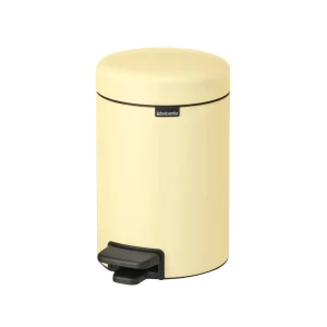 Brabantia 0.8 gal newIcon Step On Trash Can Mellow Yellow