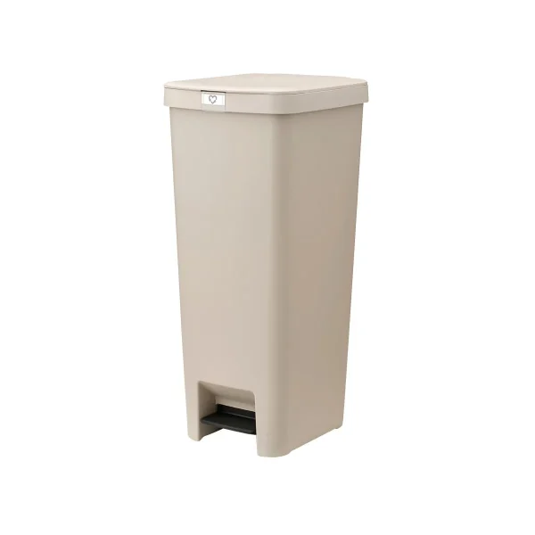 Brabantia 10.6 Gallon StepUp Step On Trash Can Soft Beige