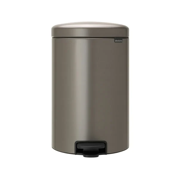 Brabantia 5.3 gal newIcon Step On Trash Can Platinum