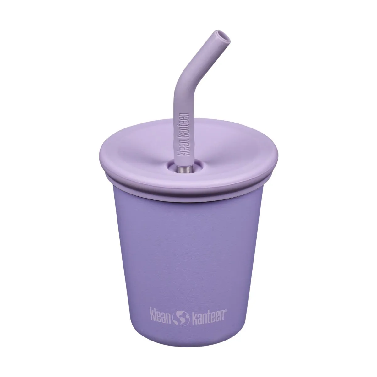 Klean Kanteen 10 oz Straw-Lid Kid Cup Paisley Purple