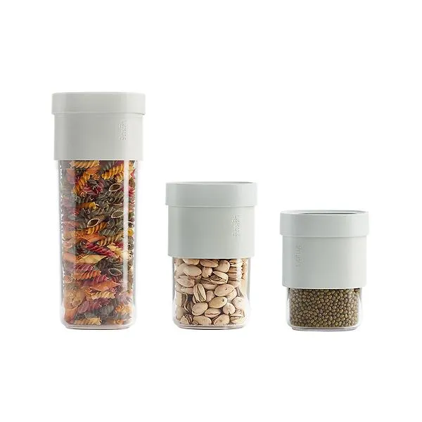 Lékué Flip Storage Food Containers Green Set of 3
