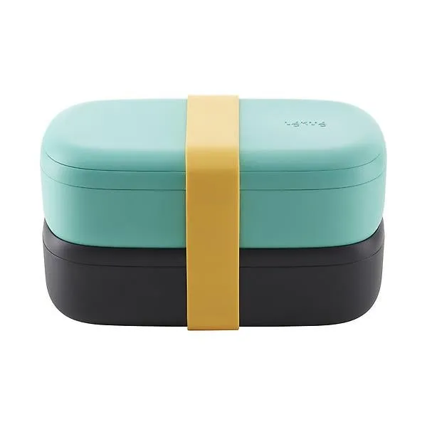 Lékué LunchBox To Go Green Set of 2