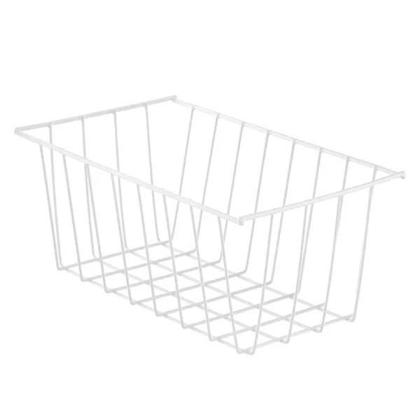 Shallow Freezer Basket White