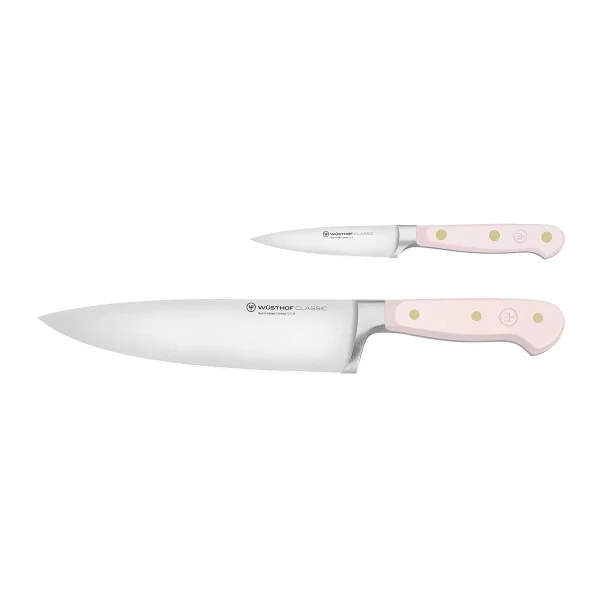 Wüsthof Classic Two Piece Knife Set Pink