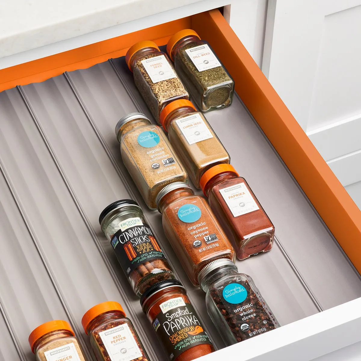 YouCopia SpiceLiner Spice Drawer Organizer