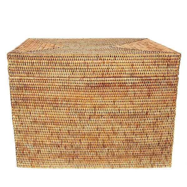 Artifacts Trading Company Medium Rectangular Hinged Chest Honey Brown