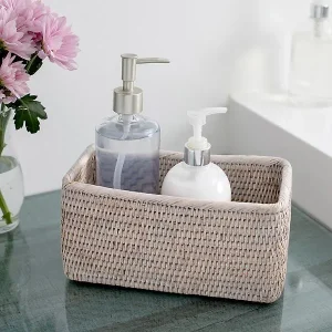 Artifacts Trading Company Petite Basket White Wash