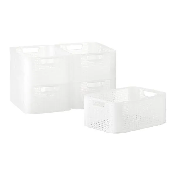 Case of 5 Medium Basketweave Translucent
