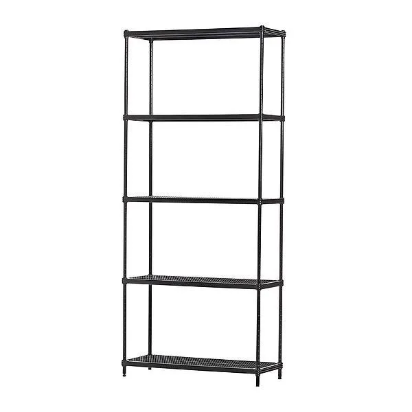 Design Ideas Meshworks bookshelf-Black Black