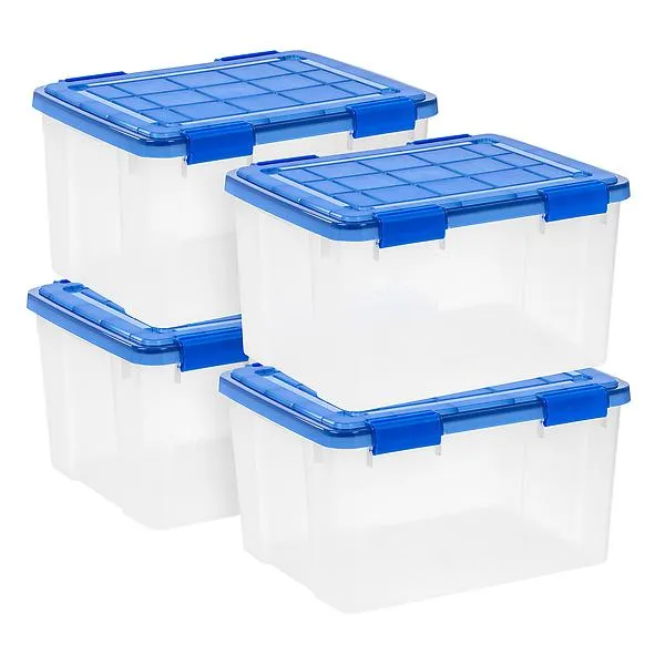 Iris 44 QT Ultimate Clear Box Clear Set of 4