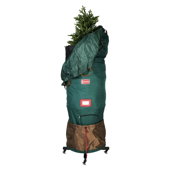 TreeKeeper Large Adjustable Upright Tree Bag With Stand
