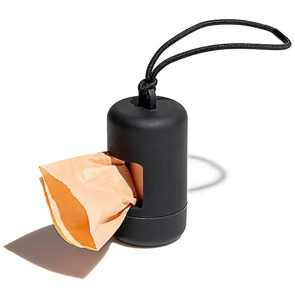 Wild One Dog Poop Bag Holder Black