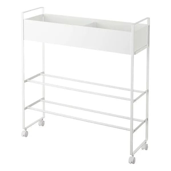 Yamazaki Entryway Storage Organizer White